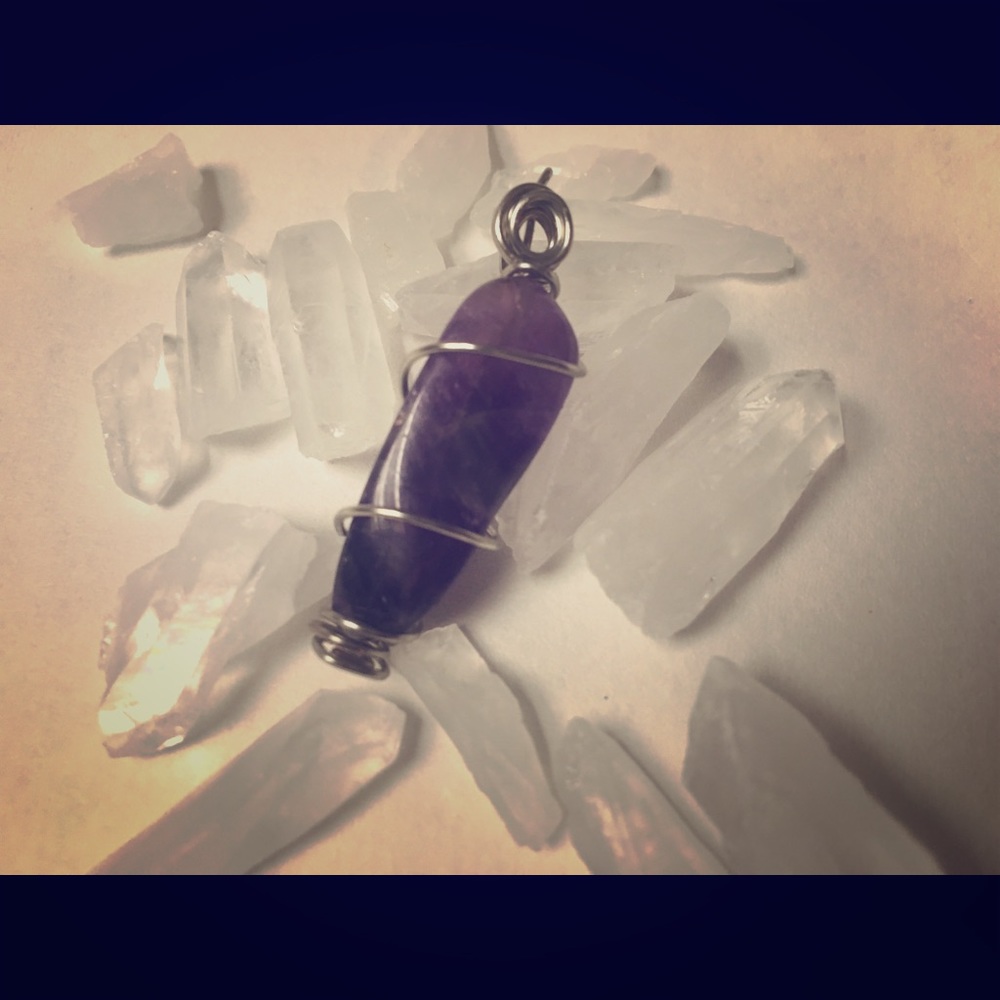 Handmade Wire Wrapped Amethyst